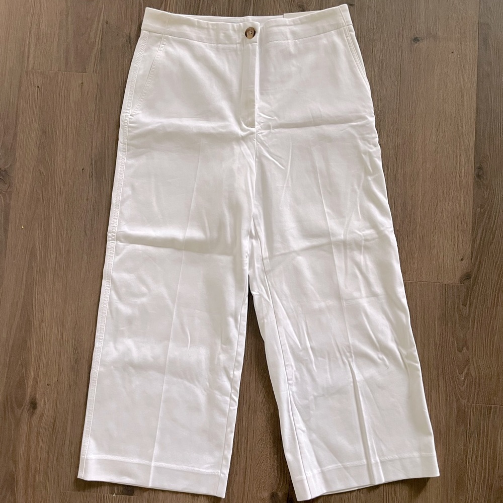 Ann Taylor Wide Leg Crop Pants
